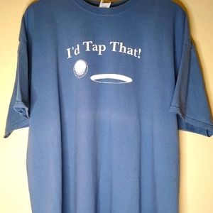 Graphic T-shirt "I'd Tap That" golf shirt funny 2XL. **FREE SHIPPING WITH $36.00
